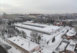 Военный госпиталь в Омске. Россия, архивное фото