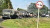 RUSSIA – A convoy of trucks of the Russian army was destroyed by the Ukrainian military in the Sudzha district of the Kursk region of Russia, August 9, 2024 