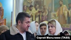 Поклонская вместе с бывшим мужем Иваном Соловьевым, архивное фото