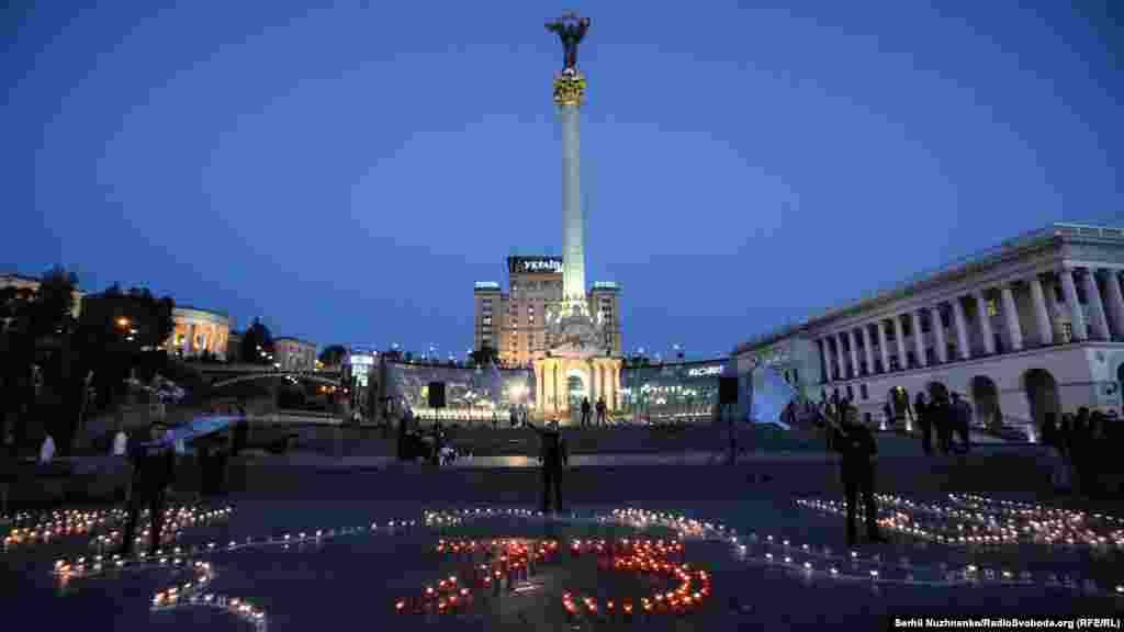 &laquo;Зажги огонь в своем сердце&raquo;: акция в Киеве, приуроченная к 73-ей годовщине депортации крымскотатарского народа, 18 мая 2017 года