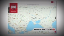 Изображение карты на картографическом ресурсе TomTom