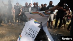 Tbilisidə LGBT tədbirinə homofob hücumların birindən sonra