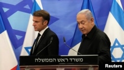 Emanuel Makron və Benyamin Netanyahu