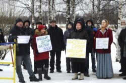 Митинг многодетных семей в Северодвинске