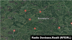 Все аэродромы нанесены на интерактивную карту военного присутствия России у украинских границ и на оккупированных территориях