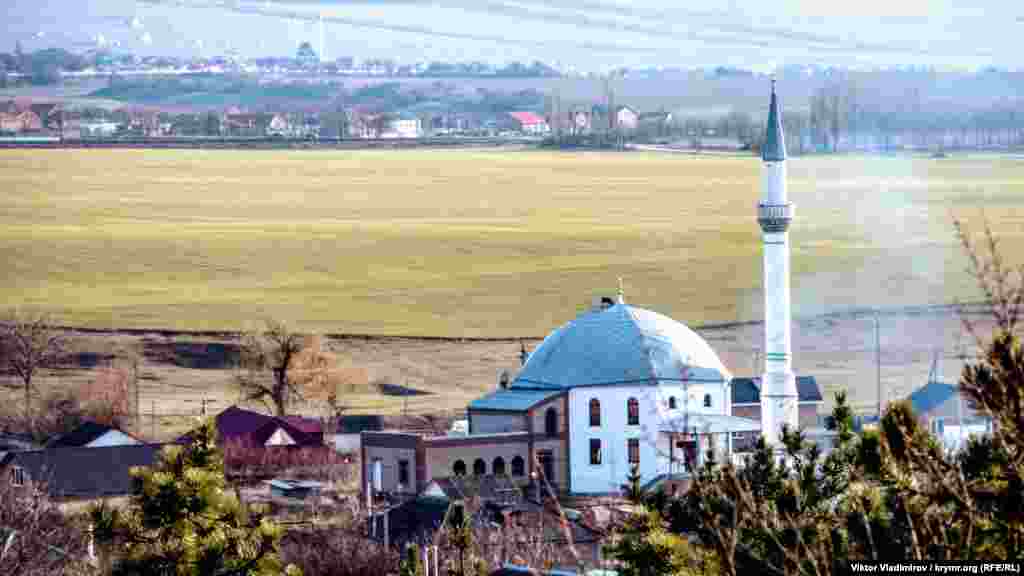 Вид на мечеть Терек Эли сверху