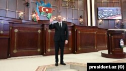 Prezident İlham Əliyev VII çağırış Milli Məclisin ilk iclasında