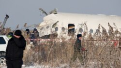 Алматы маңында апатқа ұшыраған Bek Air әуе компаниясының Fokker-100 жолаушы ұшағы. Алматы маңы, 27 желтоқсан 2019 жыл.