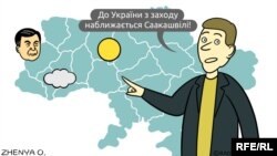 Карикатура Евгении Олийнык