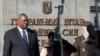 UKRAINE – U.S. Defense Secretary Lloyd Austin reviews the honor guard during a welcome ceremony in Kyiv, October 19, 2021