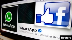 WhatsApp хат-хабар алмасу платформасының Facebook-тегі парағындағы "лайктар". 20 ақпан 2014 жыл. (Көрнекі сурет)