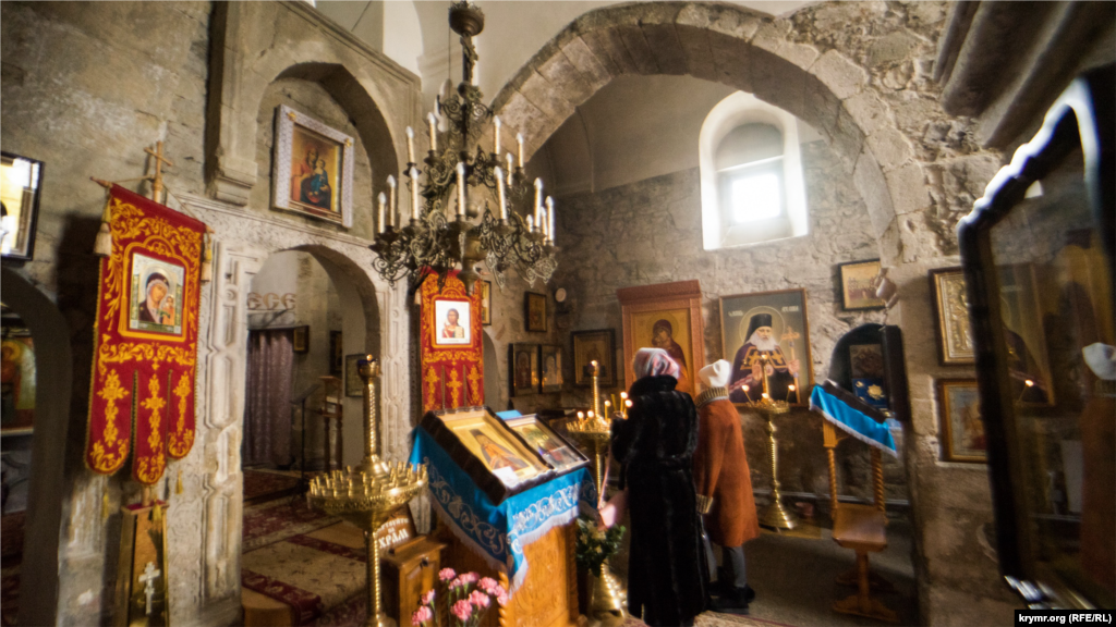 В церкви Иверской иконы Божией Матери