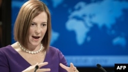 ABŞ Dövlət Departametinin sözçüsü Jen Psaki 