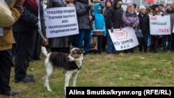 Акция протеста в Евпатории. Иллюстрационное фото