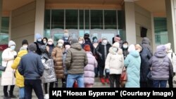 Пикет предпринимателей Улан-Удэ против локдауна